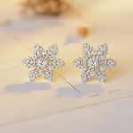 Buy Sukkhi Cluster Floral Cubic Zirconia Rhodium Plated Earring for Women - E80949 - Purplle