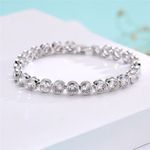 Buy Sukkhi Marvellous Adjustable Crystal Rhodium Plated Bracelet For Women - BC80982 - Purplle