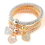 Buy Sukkhi Intricately 3 Tone Crystal Gold Plated Multi Colour Bracelet For Women - BC81045 - Purplle