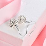 Buy Sukkhi Graceful Valentine Heart Crystal Stone Rhodium Plated Earring For Women - E80759 - Purplle