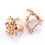 Buy Sukkhi Exotic Crystal Gold Plated Clip-On Earring for Women - Purplle