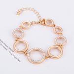 Buy Sukkhi Exquisite Round Cubic Zirconia Pink Gold Plated Bracelet For Women - BC80825 - Purplle