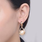 Buy Sukkhi Resplendent Pink Pearl Gold Plated Earring For Women - E80773 - Purplle