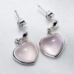 Buy Sukkhi Cluster Valentine Heart Artificial Stone Rhodium Plated Earring For Women - E80764 - Purplle