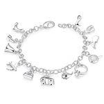 Buy Sukkhi Trendy Crystal Rhodium Plated Bracelet For Women - BC81077 - Purplle