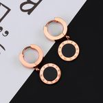 Buy Sukkhi Eye-catchy Black Roman Number Crystal Gold Plated Earring For Women - E81064 - Purplle
