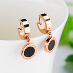 Buy Sukkhi Eye-catchy Black Roman Number Crystal Gold Plated Earring For Women - E81064 - Purplle