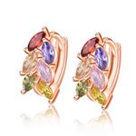 Buy Sukkhi Lavish Floral Crystal Stone Multi Colour Gold Plated Earring For Women - E80786 - Purplle