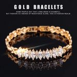 Buy Sukkhi Cluster Cubic Zirconia Pink Gold Plated Bracelet For Women - BC80821 - Purplle
