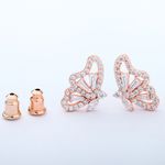 Buy Sukkhi Classic Butterfly Pink Crystal Gold Plated Earring For Women - E81124 - Purplle