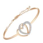 Buy Sukkhi Shimmering Alloy Crystal Pink Gold-plated Bracelet For Women - BC81052 - Purplle