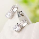 Buy Sukkhi Exquisite Cubic Zirconia Rhodium Plated Earring For Women - E80768 - Purplle