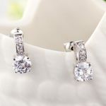 Buy Sukkhi Exquisite Cubic Zirconia Rhodium Plated Earring For Women - E80768 - Purplle