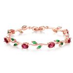 Buy Sukkhi Designer Floral Crystal Gold Plated Bracelet For Women - BC81050 - Purplle