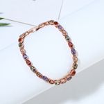 Buy Sukkhi Exclusive  Adjustable Crystal Multi Colour Gold Plated Bracelet For Women - BC80986 - Purplle