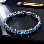 Buy Sukkhi Shimmering Crystal Rhodium Plated Bracelet For Women - BC81038 - Purplle