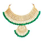 Buy Sukkhi Trendy Kundan Gold Plated Wedding Jewellery Choker Necklace Set for Women - Purplle