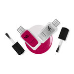 Buy NY Bae Nail Paint Duos, Creme, Maroon - Hot Chocolate Date with Mattifying Top Coat (5 ml + 5 ml) - Purplle