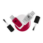Buy NY Bae Nail Paint Duos, Red Creme Polish with Mattifying Top Coat - Waffle Date (5 ml + 5 ml) - Purplle