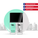 Buy NY Bae Nail Paint Duos, Blue Creme Nail Polish with Mattifying Top Coat - Chicken Nugget Date (5 ml + 5 ml) - Purplle