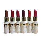 Buy Clamy Matte Lipstick (Set of 6) - Purplle