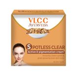 Buy VLCC Ayurveda Spotless Clear D Pigmentation Cream (50 g) - Purplle