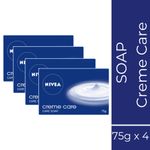 Buy Nivea Creme Care Soap - Pack of 4 (Each of 75 g) - Purplle