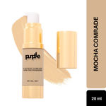 Buy Purplle Caffeine Comrade Long Stay Foundation For Wheatish Skin|Matte|Sweatproof|Weightless|Paraben and Sulphate Free - Mocha Comrade 9 (20 ml) - Purplle