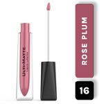 Buy Bella Voste I ULTI-MATTE LIQUID LIPSTICK I Silky Smooth & Light Weight Texture I Full Coverage With Pure Matte finish | ROSE PLUM (16) - 3.7 ml - Purplle