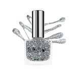 Buy Bella Voste Silver Glitter Nail Paint (10 ml) - Purplle