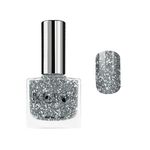 Buy Bella Voste Silver Glitter Nail Paint (10 ml) - Purplle