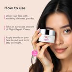 Buy O3+ Night Repair Cream Brightening & Glow Boosting Dermal Zone (50 gm) - Purplle