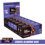 Buy RiteBite Max Protein Ultimate Choco Almond Bars (1200 g) Pack of 12 (100 g x 12) - Purplle