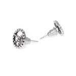Buy Golden Peacock Silver Color Geometric Shape Earring Sets(Set of 5 Pairs) - Purplle