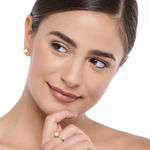 Buy Golden Peacock Gold Colour Flower&star Shape Earrings & Rings (12 Pcs) - Purplle
