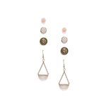 Buy Golden Peacock Gold Color Round Shape Earrings & Rings Set (12 Pcs) - Purplle