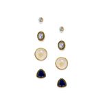 Buy Golden Peacock Gold Round Round Shape Decorated Earrings&rings Set (12 Pcs) - Purplle