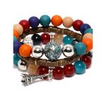 Buy Golden Peacock Set of 3 Bracelets - Purplle