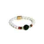 Buy Golden Peacock Fluted Giant Clam elastic thred Bracelets - Purplle