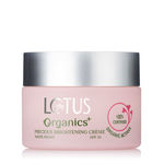 Buy Lotus Organics+ Precious Brightening Cream | For Dark Spots, Blemishes & Pigmentation | SPF 20 Moisturiser | 50g - Purplle