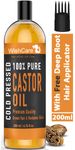 Buy WishCare 100% Pure Cold Pressed Castor Oil & Jamaican Black Castor Oil (200 ml) Each - Purplle