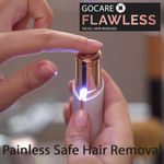 Buy GoCare Flawless Finishing Touch Epilator - Women's Painless Hair Remover (Battery Included) - Purplle