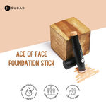 Buy SUGAR Cosmetics Ace Of Face Foundation Stick with In-Built Brush | Lasts 24hrs | Full Coverage Foundation for Women | 12 gm - 42 Glace - Purplle