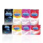 Buy Durex Condoms, Extra Ribbed- 10s - Purplle