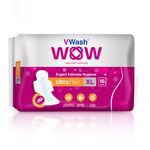 Buy Vwash Wow Sanitary Napkin Ultra Thin - 16 Count (Extra Large) - Purplle