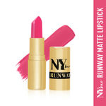 Buy NY Bae Runway Matte Lipstick | Infused With Argan Oil | Pink | Moisturising | Long Lasting | Light weight- Highlights 3 (4.5 gm) - Purplle