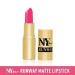 Buy NY Bae Runway Matte Lipstick | Infused With Argan Oil | Pink | Moisturising | Long Lasting | Light weight- Highlights 3 (4.5 gm) - Purplle