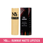 Buy NY Bae Runway Matte Lipstick | Infused With Argan Oil | Pink | Moisturising | Long Lasting | Light weight- Highlights 3 (4.5 gm) - Purplle