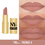 Buy NY Bae Runway Matte Lipstick | Infused With Argan Oil | Nude | Moisturising | Long Lasting | Light weight- Trends 4 (4.5 g) - Purplle