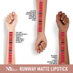 Buy NY Bae Runway Matte Lipstick | Infused With Argan Oil | Nude | Moisturising | Long Lasting | Light weight- Trends 4 (4.5 g) - Purplle